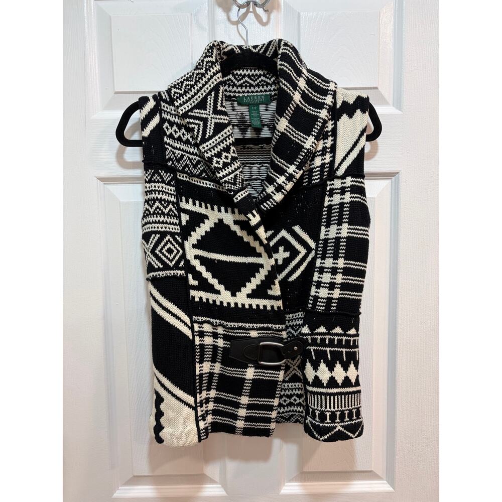 Ralph Lauren Southwestern Equestrian Vest - Picture 2 of 8